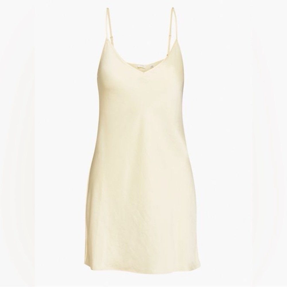 Aritzia butter yellow dress size small